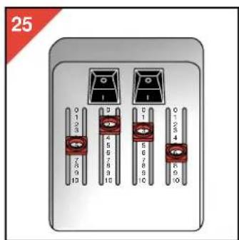 PHILIPS HB851 - Memo's (fig. 25) - 1