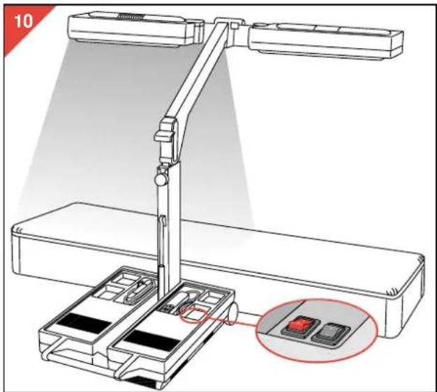 PHILIPS HB851 - Distance UV filters - bed = 95 cm (approx. 37.4"). - 2