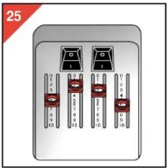 PHILIPS HB851 - Minnesknapparna, fig. 25 - 1