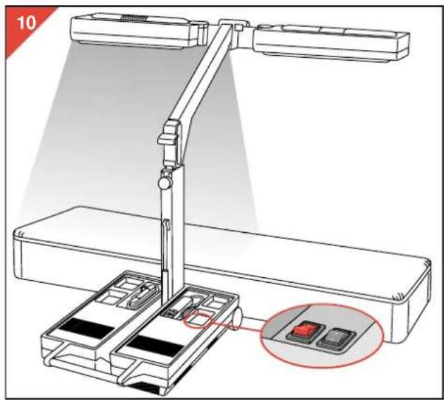 PHILIPS HB 861 - Afstanden mellem UV filtre og sengen = 95 cm - 2