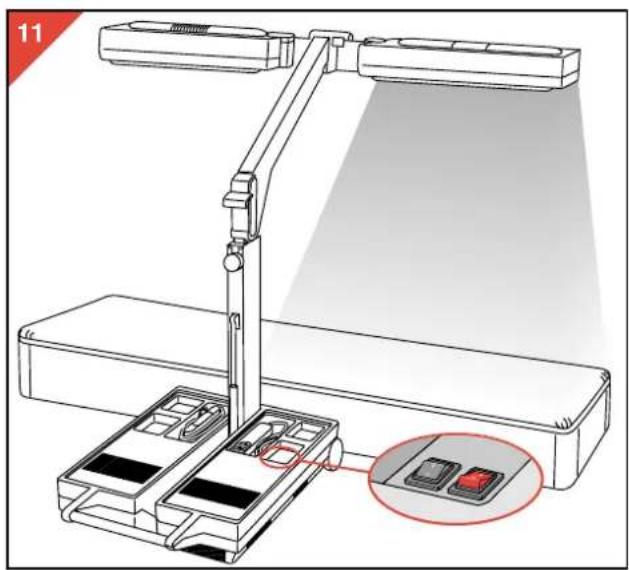 PHILIPS HB 861 - Come regolare gli interruttori dei frontali-lampada sinistro/destro. - 3
