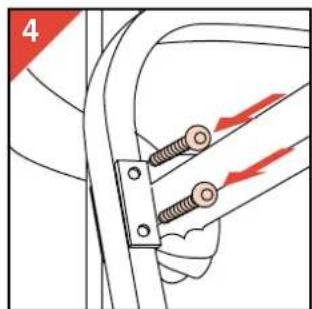 PHILIPS HB 542 - Anbringen des Stativs - 1