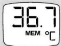 BRAUN Thermoscan 6023 - Función de memoria - 2