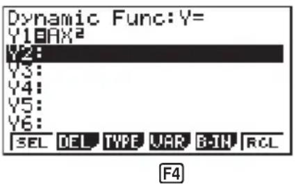 CASIO CFX-9950GB - Dynamische Grafik (Dynamic Graph) - 3
