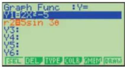 CASIO CFX-9950GB - Über das Farbdisplay - 3