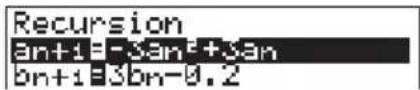 CASIO CFX-9950GB - ■ Zeichnen einer Konvergenz/Divergenz-Grafik (WEB-Grafik) - 1