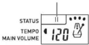 CASIO CTK-240 - Druk terwijl de melodie wordt weergegeven op de PLAY/PAUSE toets om hem te pauzeren. - 1