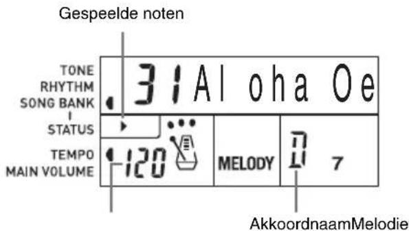 CASIO CTK-240 - Display van de melodiebankfunctie - 1