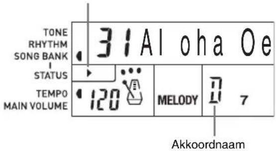 CASIO CTK-240 - Druk op de PLAY/PAUSE toets om weergave van de melodie te beginnen. - 1