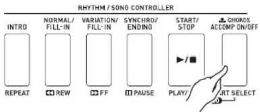 CASIO CTK-7200 - To change music preset Auto Accompaniment settings - 1