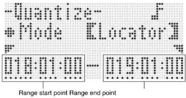 CASIO CTK-7200 - To quantize all note events within specific range of a track - 1