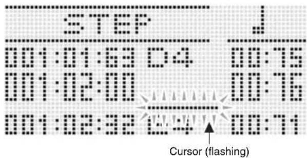 CASIO CTK-7200 - To perform step input - 1