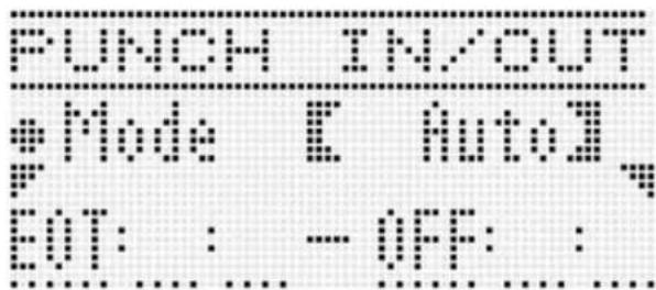 CASIO CTK-7200 - Use the dial or the R-14 (-, +) buttons to select "Auto" for the "Mode" setting. - 1
