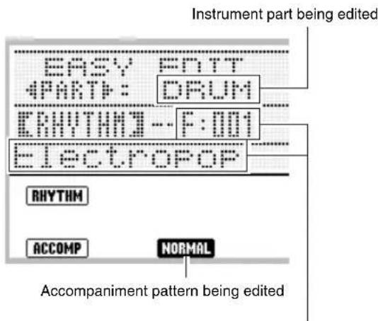 CASIO CTK-7200 - To edit an existing rhythm with Easy Edit - 2