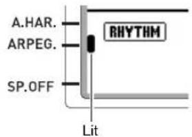 CASIO CTK-7200 - Press the R-18 (AUTO HARMONIZE/ARPEGGIATOR) button. - 1