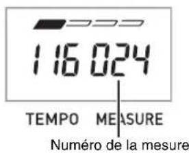 116.024 TEMPO MEASURE Numéro de la mesure