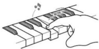 CASIO LK-165 - Changement de la sensibilité de la réponse au toucher du clavier (Réponse au toucher) (LK-240/LK-247 seulement) - 2