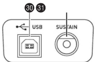 30 31 USB SUSTAIN