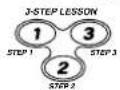 CASIO LK-35 - Press the STEP 2 button. - 1