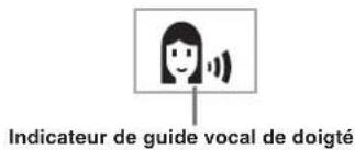 Indicateur de guide vocal de doigté