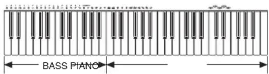 CASIO LK-45 - Sonorités de partage du clavier - 1