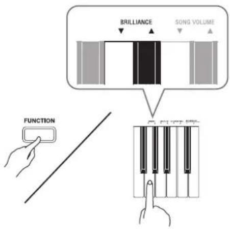 BRILLIANCE SONG VOLUME FUNCTION