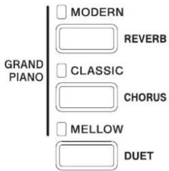 GRAND PIANO MODERN REVERB CLASSIC CHORUS MELLOW DUET