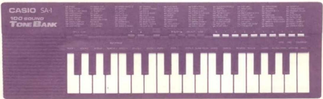 CASIO SA-1 100 SOUND TONEBANK