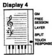 CASIO WK-1200 - To turn touch response on and off - 1