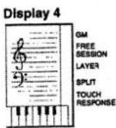CASIO WK-1200 - To turn touch response on and off - 2