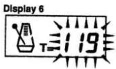 CASIO WK-1200 - To adjust the tempo - 1