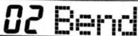 CASIO WK-1200 - ■ PITCH BEND RANGE (Default: 02) - 1