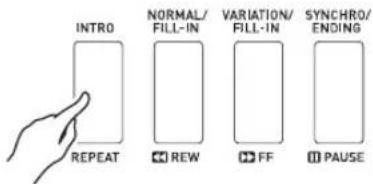 INTRO NORMAL/ FILL-IN VARIATION/ FILL-IN SYNCHRO/ ENDING REPEAT REW FF PAUSE