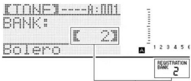 ITONF3 ----A:001 BANK: [2] Bolero A 1 2 3 4 5 6 REGISTRATION BANK 2