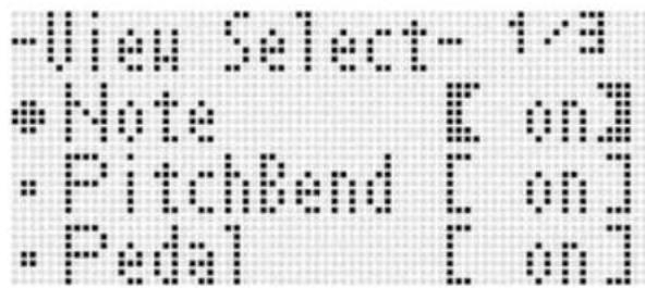 CASIO WK-6600 - Pour sélectionner les types d'événements apparaissant sur l'écran de l'éditeur d'événements (View Select) - 1