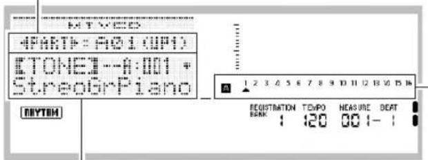 4PART1=AE1(UP) ETONEI-A:001 STREOGrPiano REGISTRATION TEMPO NCASURE BEAT BANK 1 120 001-1