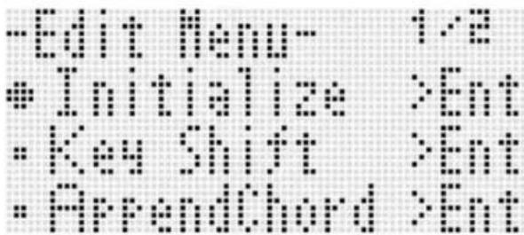 -Edit New: 1.2 -= Initialize :Ent = Key Shift :Ent = AppendChord :Ent
