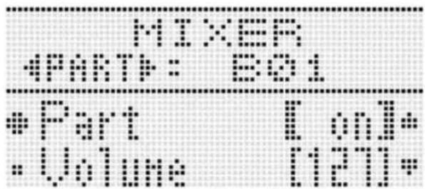 MIXER Part: EVI Part: L on# Volume: 127#