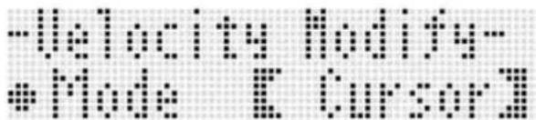 -Leclicity Modify ●Mode E Cursor