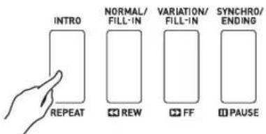 INTRO NORMAL/ FILL-IN VARIATION/ FILL-IN SYNCHRO/ ENDING REPEAT REW FF PAUSE