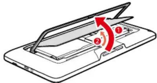 HUAWEI Ideos S7 Slim - De achterklep verwijderen - 1