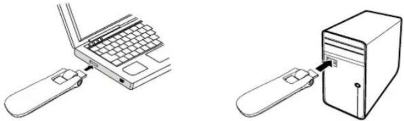 HUAWEI E180 - Il permet de connecter la clé USB à un PC. - 1