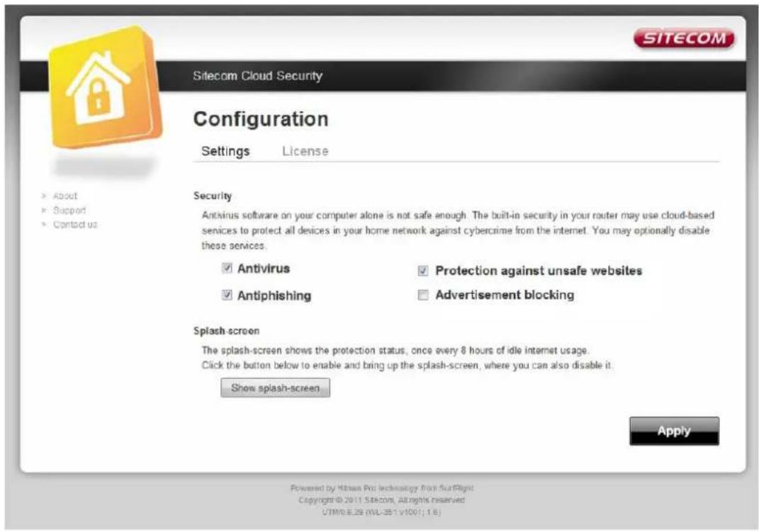 SITECOM WLR-6100 - Configuring Sitecom Cloud Security - 2