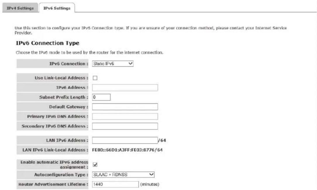 SITECOM WLR-6100 - Static IPv6 Mode - 1