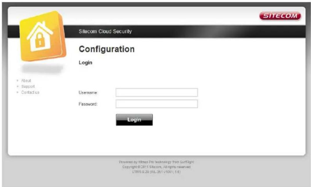 SITECOM WLR-6100 - Configuring Sitecom Cloud Security - 1