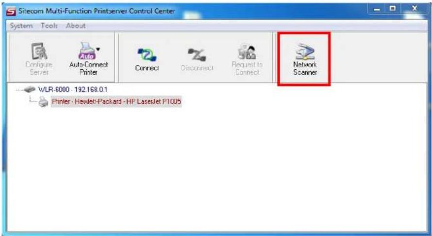 SITECOM WLR-6100 - NetUSB Scanning using Network Scanning - 1