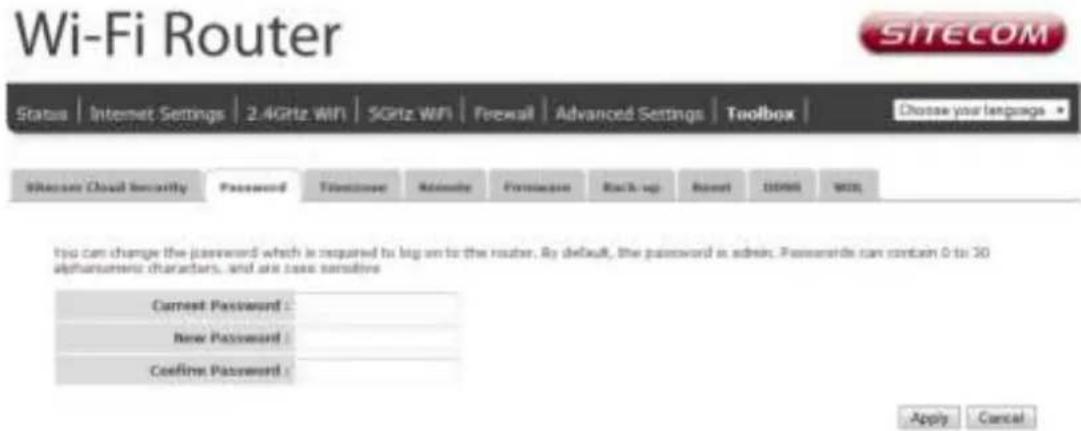 SITECOM WLR-7100 - Password - 1