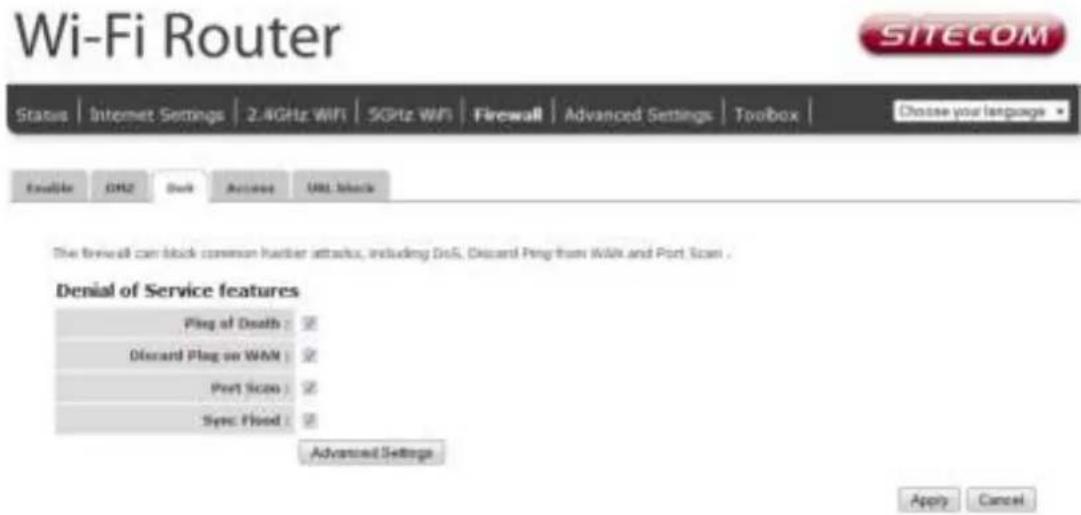 SITECOM WLR-7100 - Denial of Service (DoS) - 1