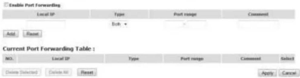 SITECOM WLR-7100 - Port Forwarding - 2