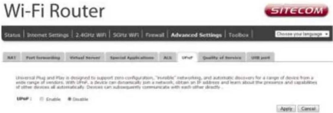 SITECOM WLR-7100 - UPnP - 1